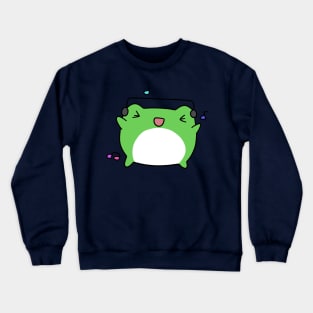 Dancing Headphones Frog Crewneck Sweatshirt